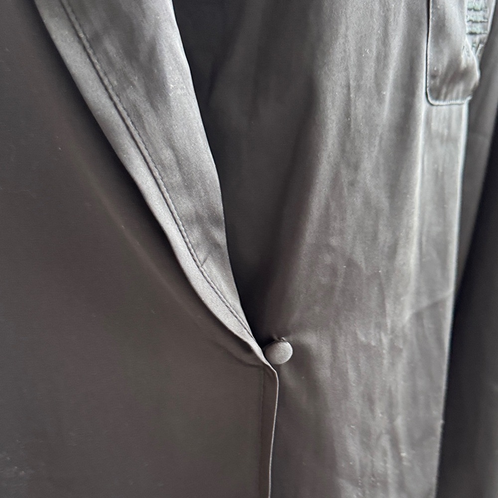 Savage X Fenty Satin Black Blazer - Picture 6 of 14
